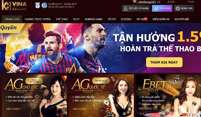 K8 – Nhà cái cá cược casino và thể thao uy tín